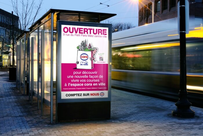 Campagne de lancement « cora en ville »