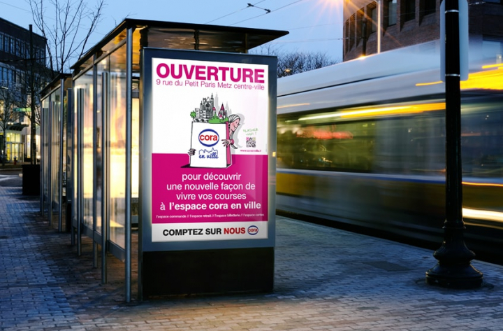 Campagne de lancement « cora en ville »