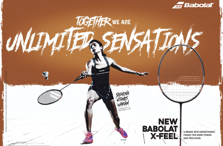 Campagne de lancement pour la nouvelle gamme internationale badminton – visuel et film web