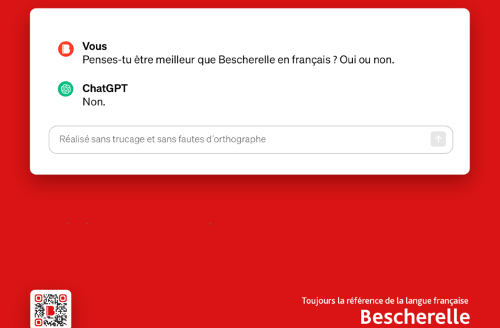 Bescherelle fait un cadeau à ChatGPT pour Noël