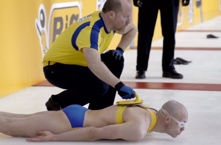 Human curling