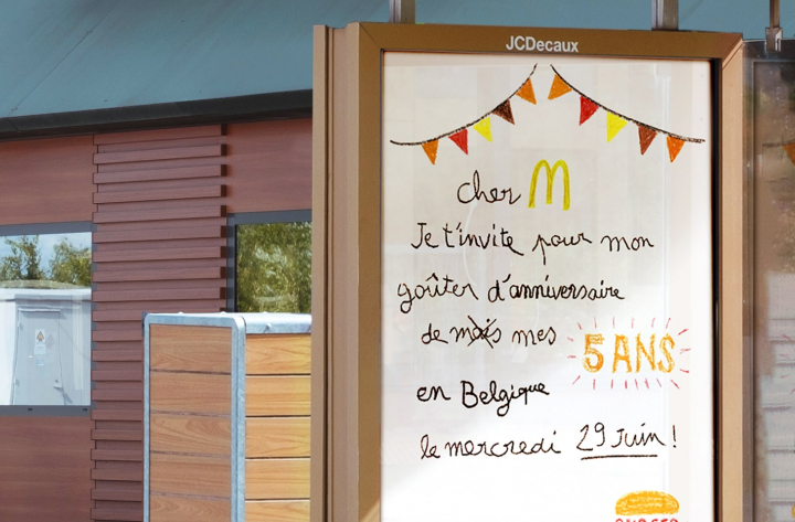 Campagne d&rsquo;affiche – Invitation au goûter d&rsquo;anniversaire