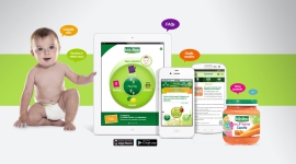 Application mobile et supports de promotion – Blédina