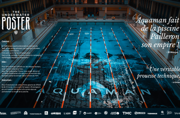Affichage évènementiel – Aquaman