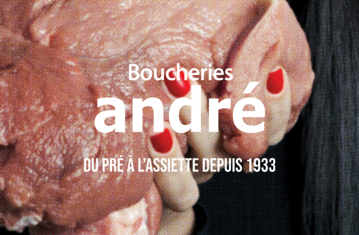 Campagne affichage, print et social media – Chez André
