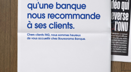 Campagne de presse nationale – Partenariat ING
