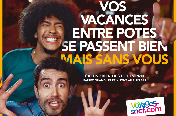 C&rsquo;est toujours mieux de voyager avec quelqu&rsquo;un qui vous connait – campagne affichage
