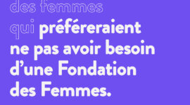 La Fondation des femmes qui…