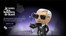 Je veux les lunettes de Karl