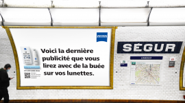 Campagne d&rsquo;affichage pour le kit anti-buée