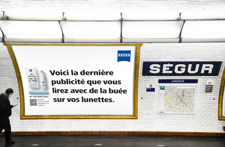 Campagne d&rsquo;affichage pour le kit anti-buée