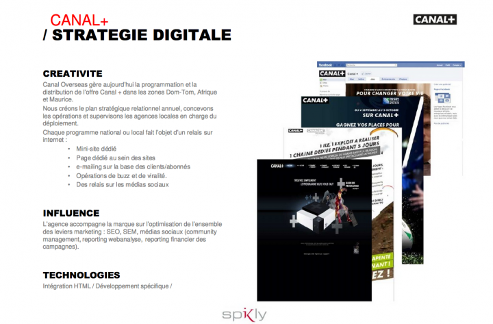 Dispositif digital et extranet – Infomercial
