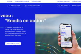 Digital – Enedis.fr – Rubrique Enedis en action pour le site Enedis.fr