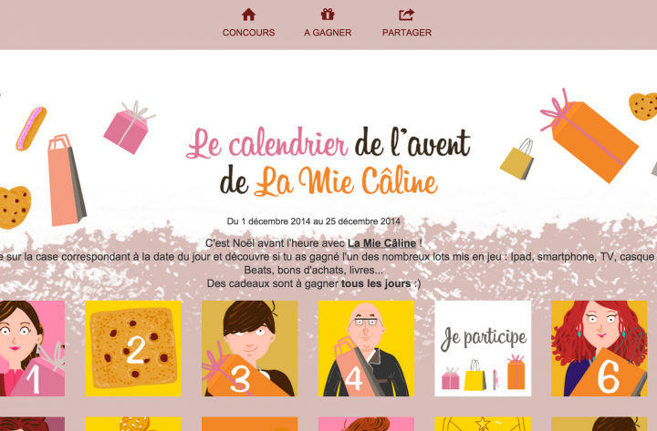 Stratégie social media : jeu concours calendrier de l&rsquo;avent