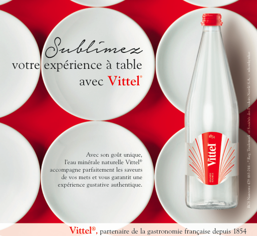 Presse : Vittel partenaire de la Haute Gastronomie depuis 1854