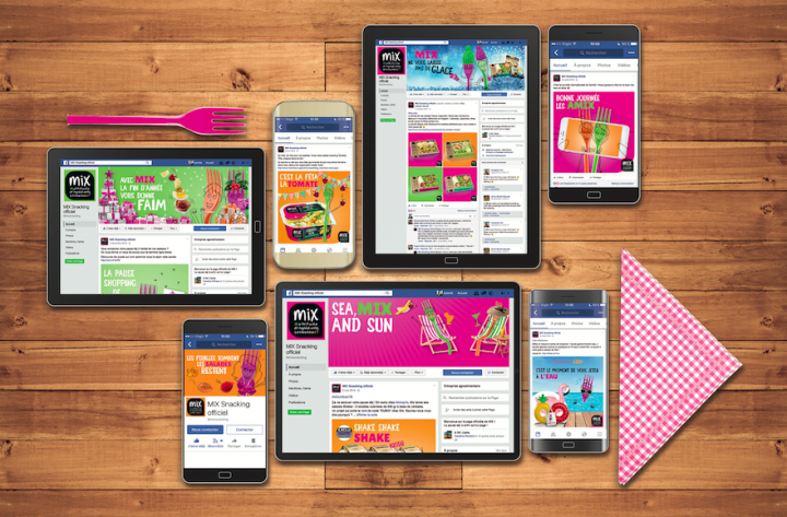 Social Media : la Fun Page de MIX