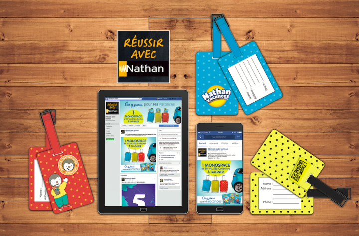 Publicité, Activation et social media : les cahiers de vacances NATHAN