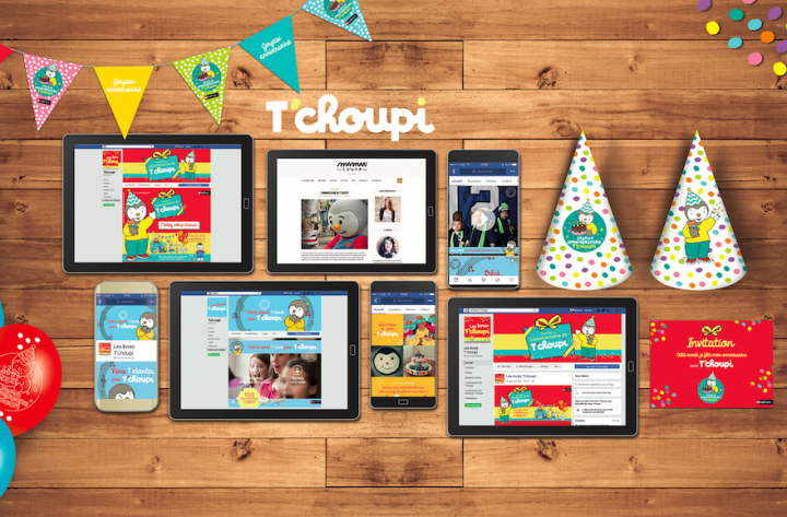 Publicité, Activation et social media : T&rsquo;choupi fête ses 20 ans