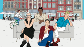 Campagne native de presse, affichage et digital 4 Flamands dans le vent