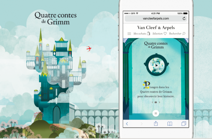 Social Media, Site, Brand Content, Motion, User Experience, Social Activation –Quatre Contes de Grimm
