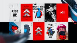 Campagne de marque – Millet, the right stuff to rise up!
