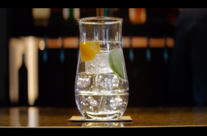 Gin tonic glass