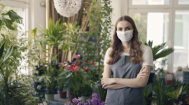 BANQUE POPULAIRE AFFICHE SON SOUTIEN AUX ARTISANS COMMERÇANTS AVEC MARCEL