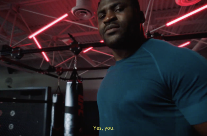 Film « Unleash the ultimate you » (Francis Ngannou)