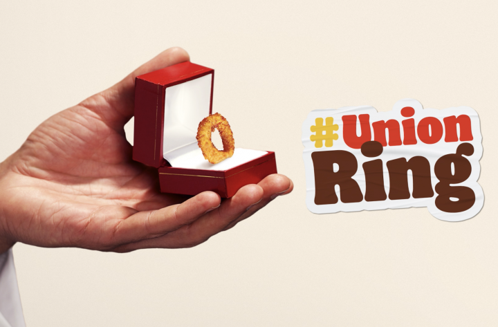 Le premier Onion Ring pour déclarer sa flamme, une opération séduction Saatchi & Saatchi France