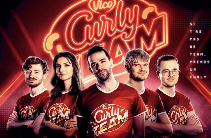 Campagne Digital-La Curly Team, la première team e-sport