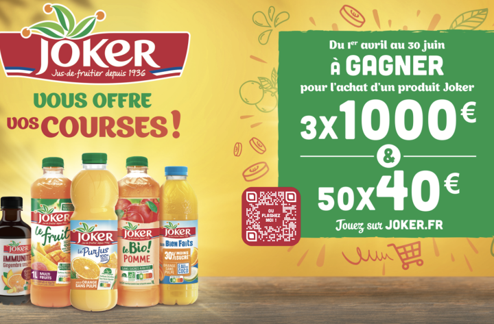 ACTIVATION – JOKER VOUS OFFRE VOS COURSES