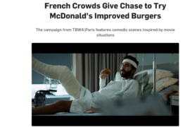 ADWEEK- French Crowds Give Chase to Try McDonald’s Improved Burgers