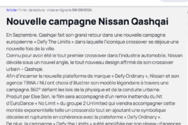 L’ADN – Nouvelle campagne Nissan Qashqai