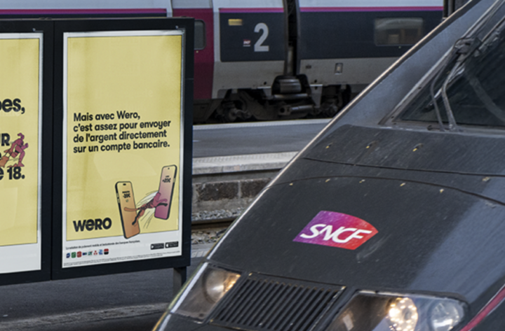 10 secondes c&rsquo;est pas assez pour regarder cette campagne d&rsquo;affichage. Mais avec WERO, c&rsquo;est assez pour envoyer et recevoir de l&rsquo;argent.