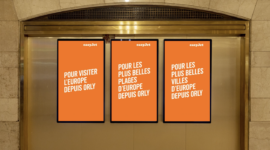 easyJet prank les franciliens avec une campagne décalée dans le metro parisien
