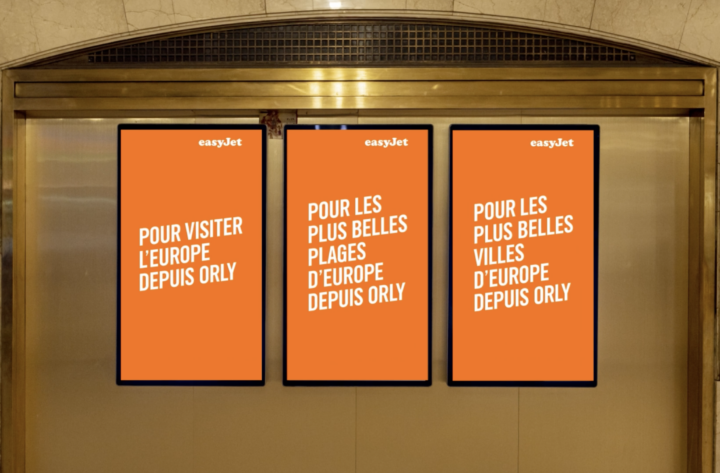 easyJet prank les franciliens avec une campagne décalée dans le metro parisien
