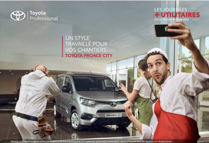 Les artisans font du lèche-vitrine chez Toyota Professional