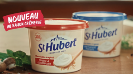 ALTMANN+PARTNERS PARODIE LA PUBLICITÉ ALIMENTAIRE POUR LE LANCEMENT AU RAYON CRÈMERIE DE ST HUBERT