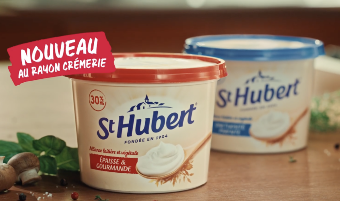 ALTMANN+PARTNERS PARODIE LA PUBLICITÉ ALIMENTAIRE POUR LE LANCEMENT AU RAYON CRÈMERIE DE ST HUBERT
