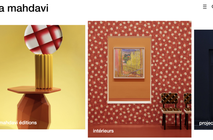 India Mahdavi lance son nouveau site signé Castor & Pollux