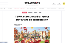 Stratégies – McDonald&rsquo;s x 40 ans