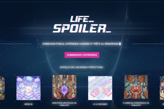 T&P lance “Life Spoiler”, sa carte de vœux, véritable machine à prédictions.