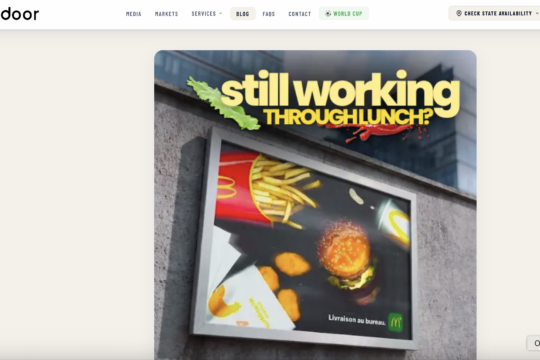 Bm Outdoor – McDonald&rsquo;s « Office Delivery »