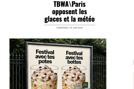 TOPCOM – McDonlad&rsquo;s célèbre ses desserts glacés