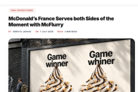 Ads with benefits – McDonald&rsquo;s célèbre ses desserts glacés