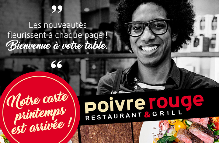 Publicité, print, social media, activation – Bienvenue à votre table !