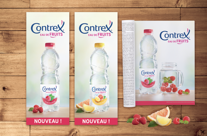 Lancement : Contrex Eau de Fruits