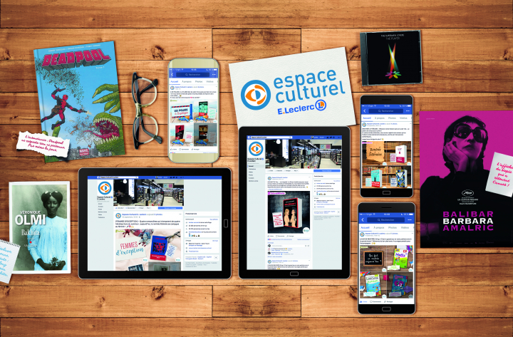 Social-Media : fanpage Espaces Culturels