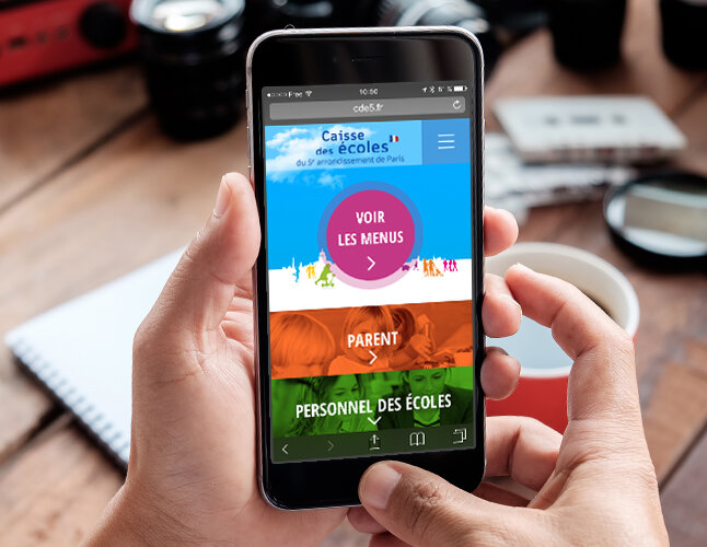 Stratégie Mobile First – Caisse des Ecoles (Paris 5)