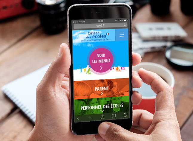Stratégie Mobile First – Caisse des Ecoles (Paris 5)